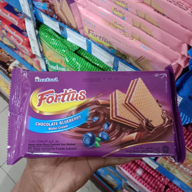 

Yummer l Snack camilan Fortius chocolate Blueberry