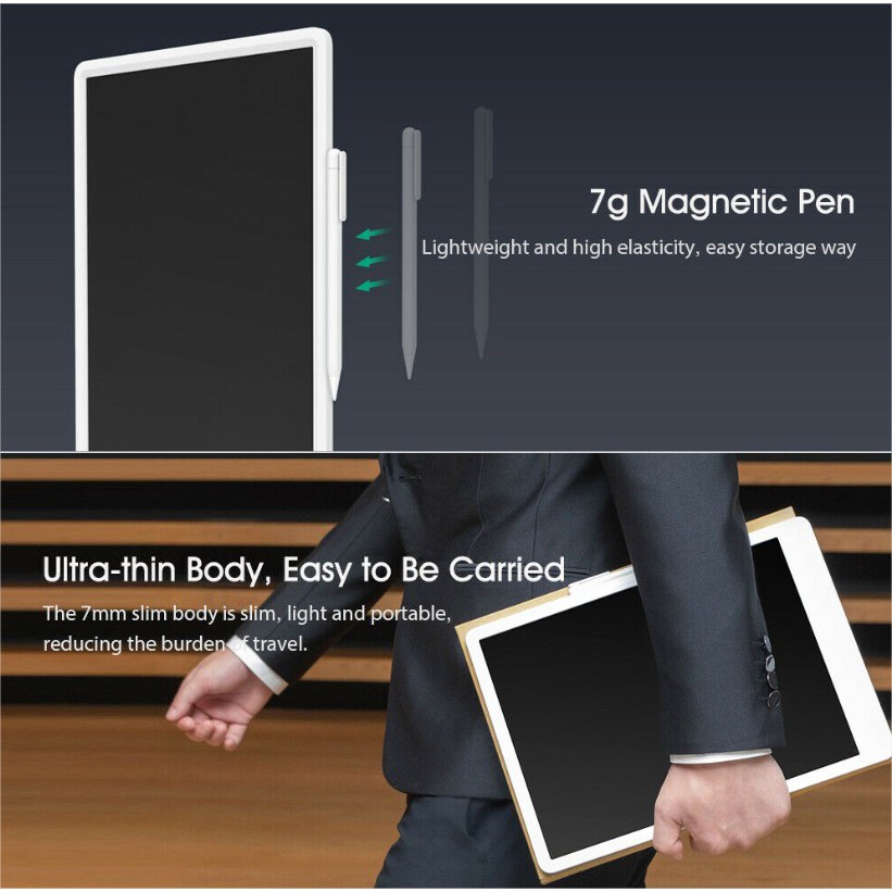 XIAOMI MIJIA LCD DRAWING PAD 13.5 INCH WRITING TABLET MINI BLACKBOARD PAPAN GAMBAR