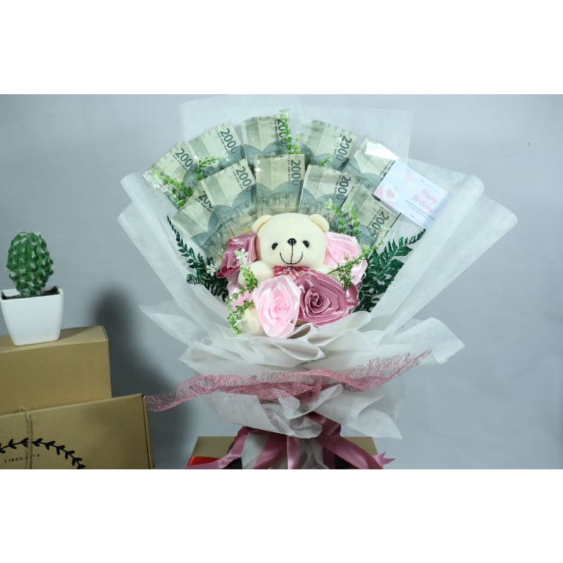 {Big Size}Buket Bunga Uang Asli Money Bouquet Buket Uang Asli Viral kado nikah ukuran besar