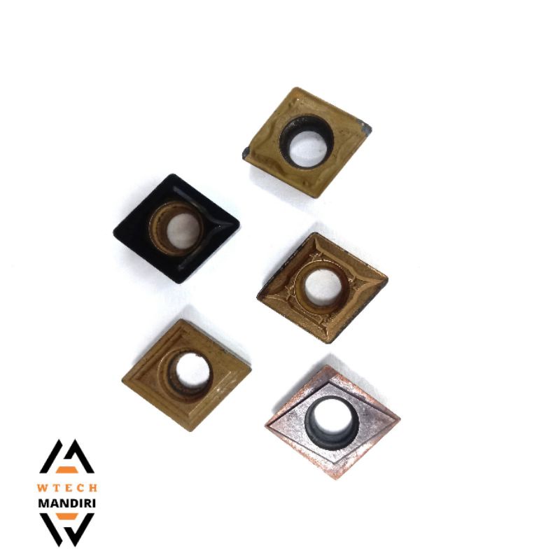 Insert Bubut CCMT 09 CCMT 12 Carbide Insert Bubut Betel Mata Pisau Bubut