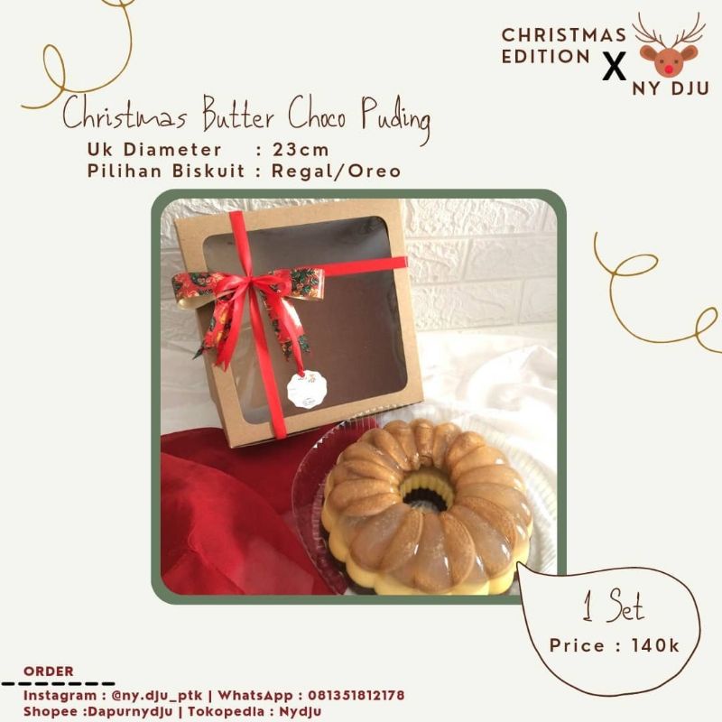 Hampers Christmas 2021/Hampers Natal/Christmas Cake/Christmas Puding/Puding Natal/Christmas GiftBox/