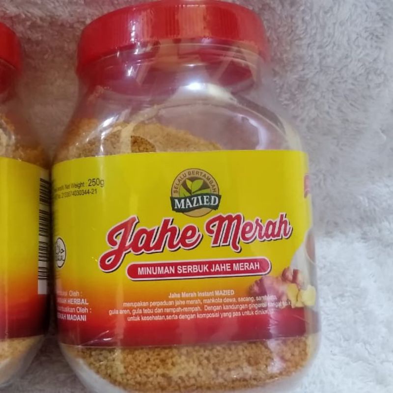 

Jahe Merah Mazied 250gr jahe instan