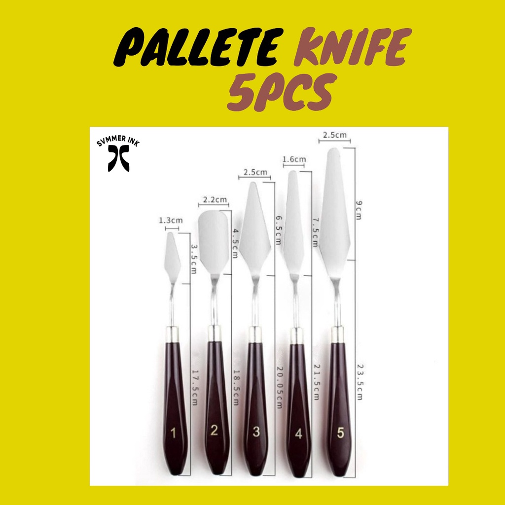 

RB Pallete Knife Set Lukis Painting Knife Sendok Kue Cetakan