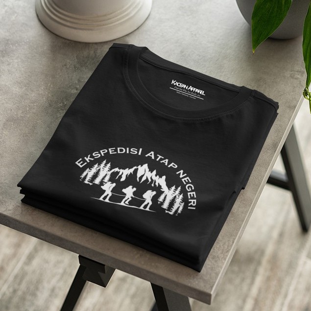 Kaos Pendaki Gunung "Ekspedisi Atap Negeri" - Kaos Pendaki Gunung