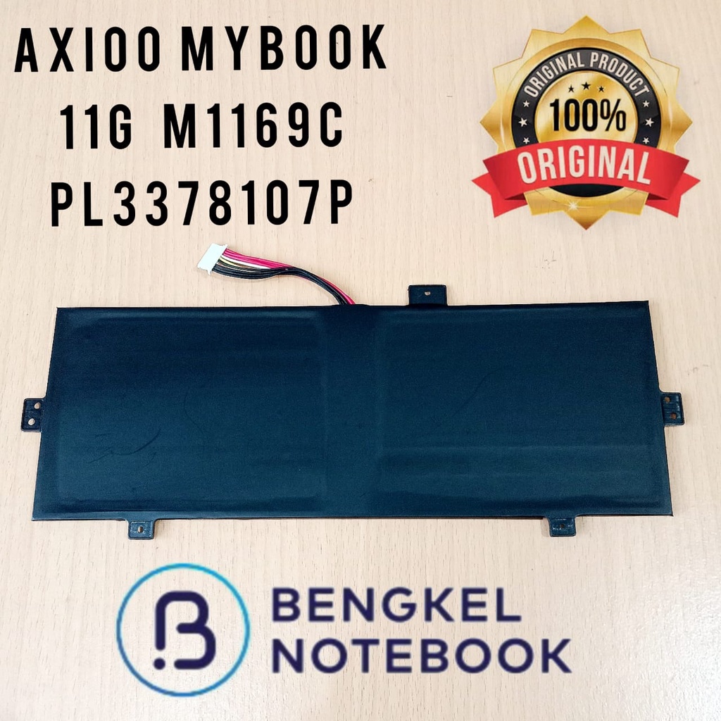 Baterai Axioo Mybook 11G M1169C M1169 NBAX21AAKRM8 NBAX21 PL3378107P*2S  NBAX197 NBAX1830 N1169 N1169POEA NBAX21AAKRM8 NBAX215