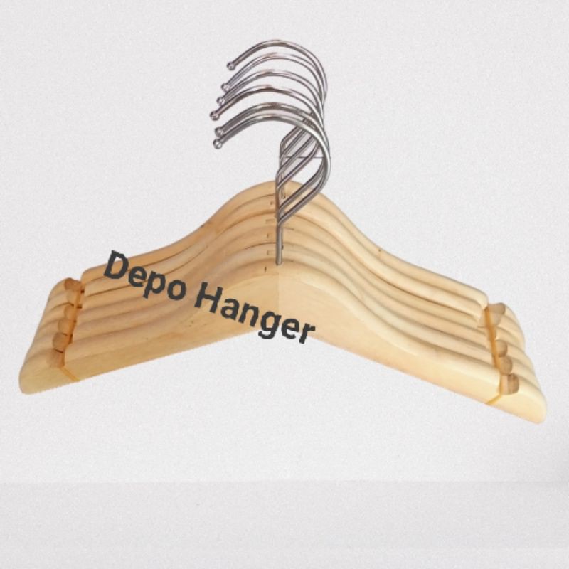 Hanger kayu anak gantungan baju anak Shopee Indonesia Hanger kayu anak gantungan baju anak Shopee Indonesia