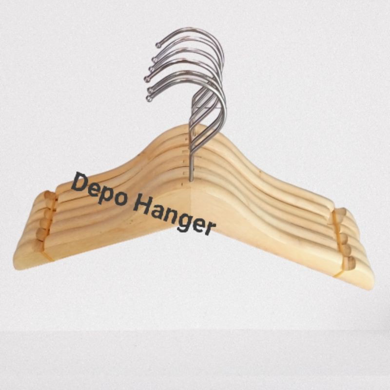 Hanger kayu  anak gantungan  baju  anak Shopee  Indonesia