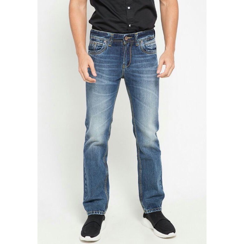 Celana Lois Jeans Original CFS393D Straight Cut