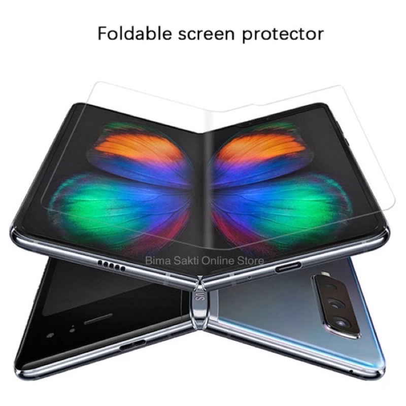 NEW SCREEN PROTECTOR CLEAR  HYDROGEL ,SAMSUNG GALAXY Z FOLD 3 5G, Z FOLD 2, Z FLIP 3 5G,  CASE TRANSPARENT FUZE HYBRID  SAMSUNG GALAXY Z FOLD 3