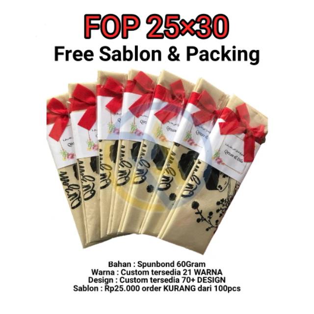 

Tas Souvenir Murah/ Free Sablon & Packing/ FOP 25×30