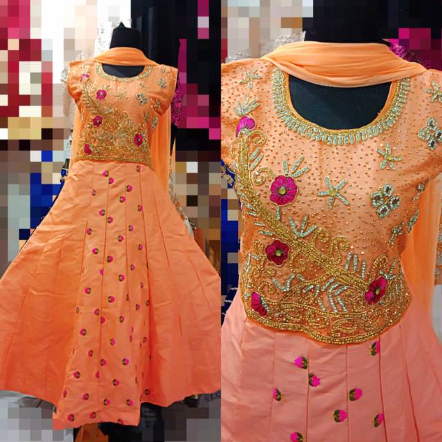 Baju india import/ gamis india/ anarkali/ maxi dress/ baju pesta muslimah