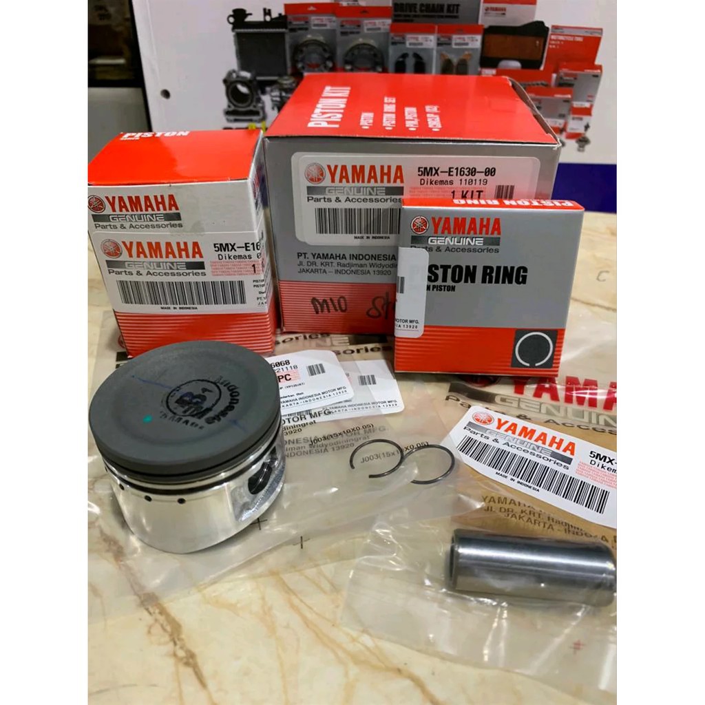 Paket Piston Kit - Nouvo Z Mio Soul Fino oversize standar std Asli Yamaha 5MX-E1630-00