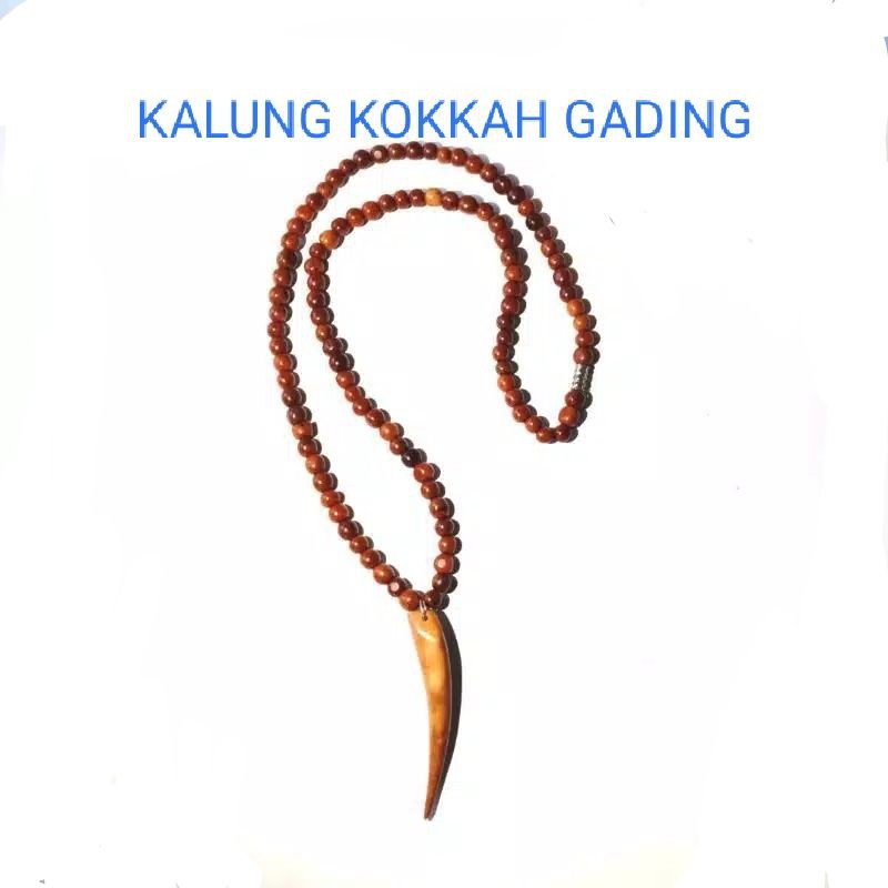kalung kokka kaokkah asli /kalung kokka bandul gading /kalung kokka pria kaokkah kokka asli
