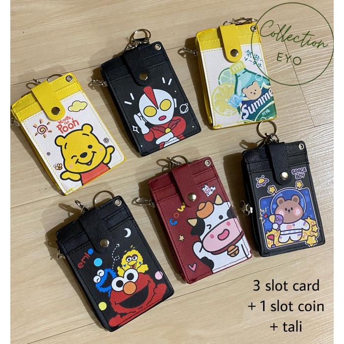 

Berkualitas Name Tag Id Card Holder Karakter 3 Slot Tali Panjang / Tempat Kartu Promo