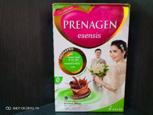 Prenagen Esensis Vanila, Coklat 360gr