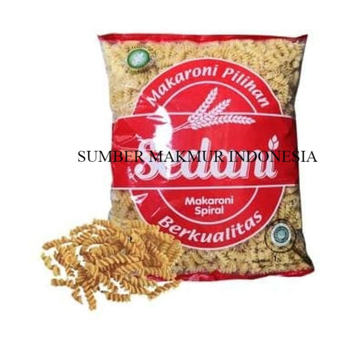 MAKARONI SPIRAL CAP SEDANI- ECERAN 1 KG