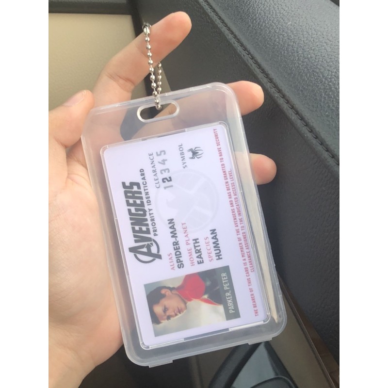 

ID Card Protector Keychain - Portrait