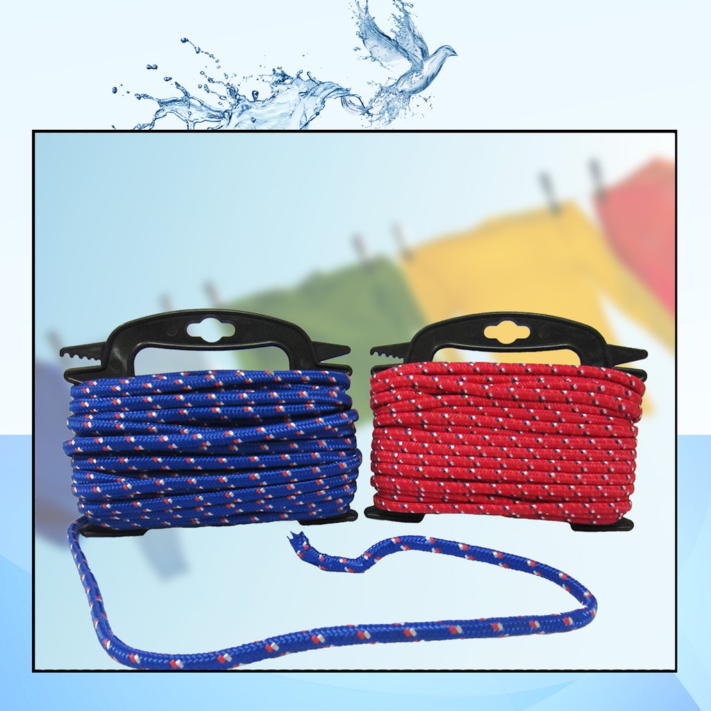 Tali Jemuran Pakaian Baju 8MMX20 Meter / Tali Serbaguna / Tali Tambang