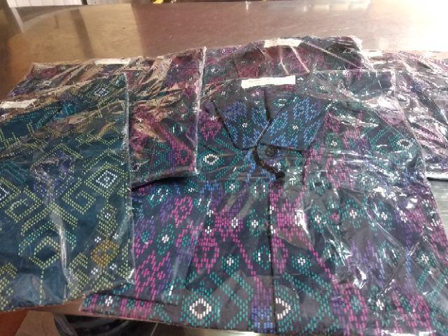 Kemeja Batik Songket Pria Murah Panjang