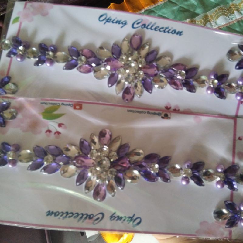 payet rangkai pinggang 30cm