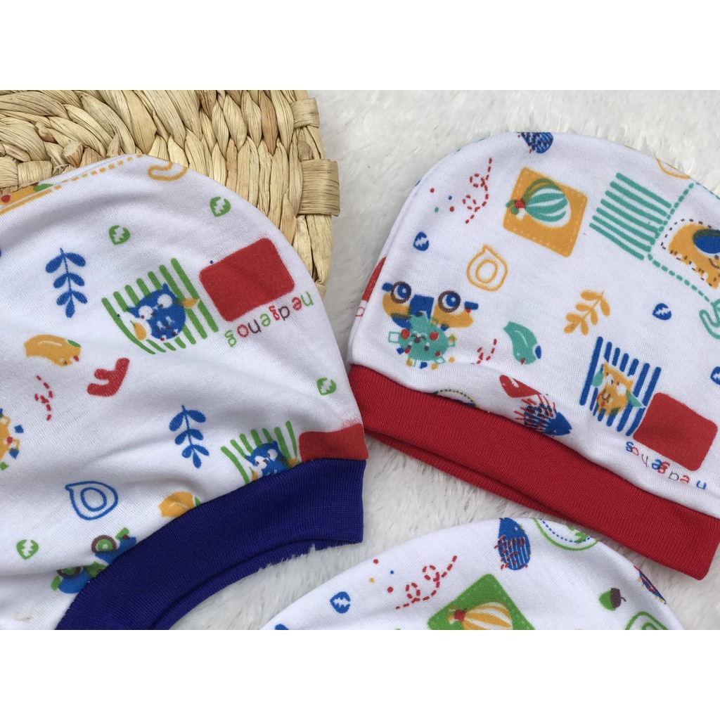 [TPB001] 3 Pcs Topi Bayi Motif Baru lahir Umur 0 - 9 Bulan