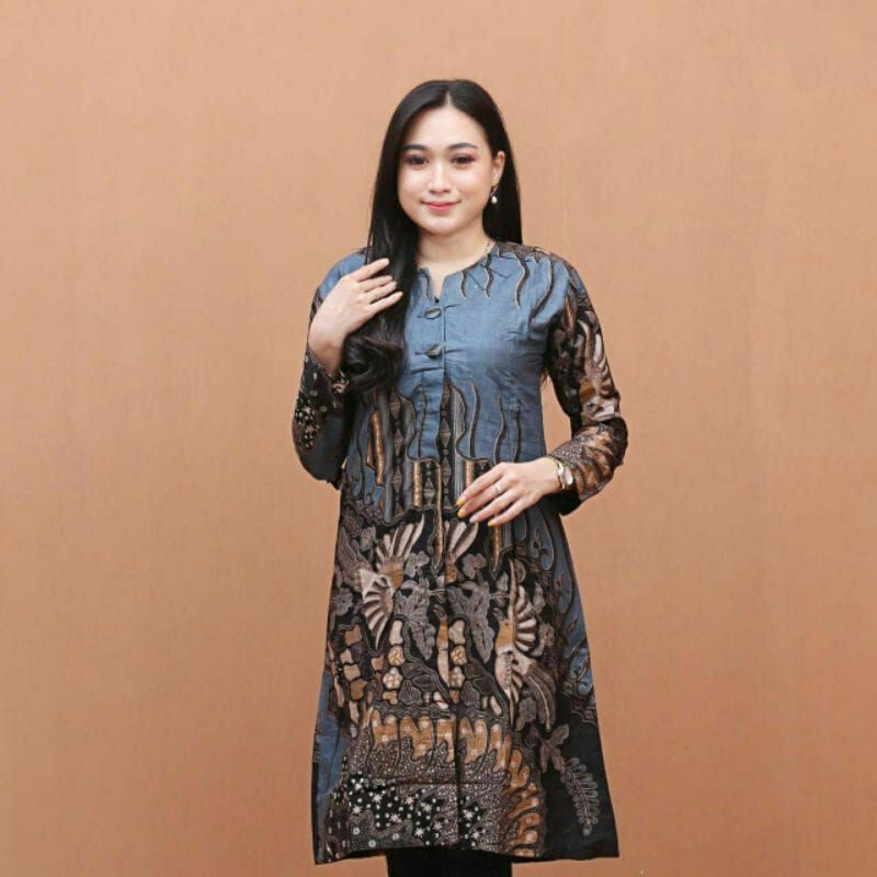 BAJU BATIK ATASAN WANITA MOTIF TERBARU