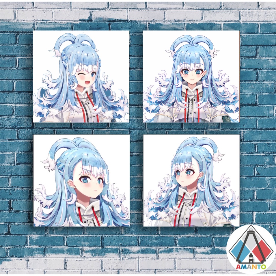 POSTER KAYU KOBO KANAERU KOBO CHAN POSTER KAYU HOLOLIVE KOBO KANAERU TEMPEST SAMA