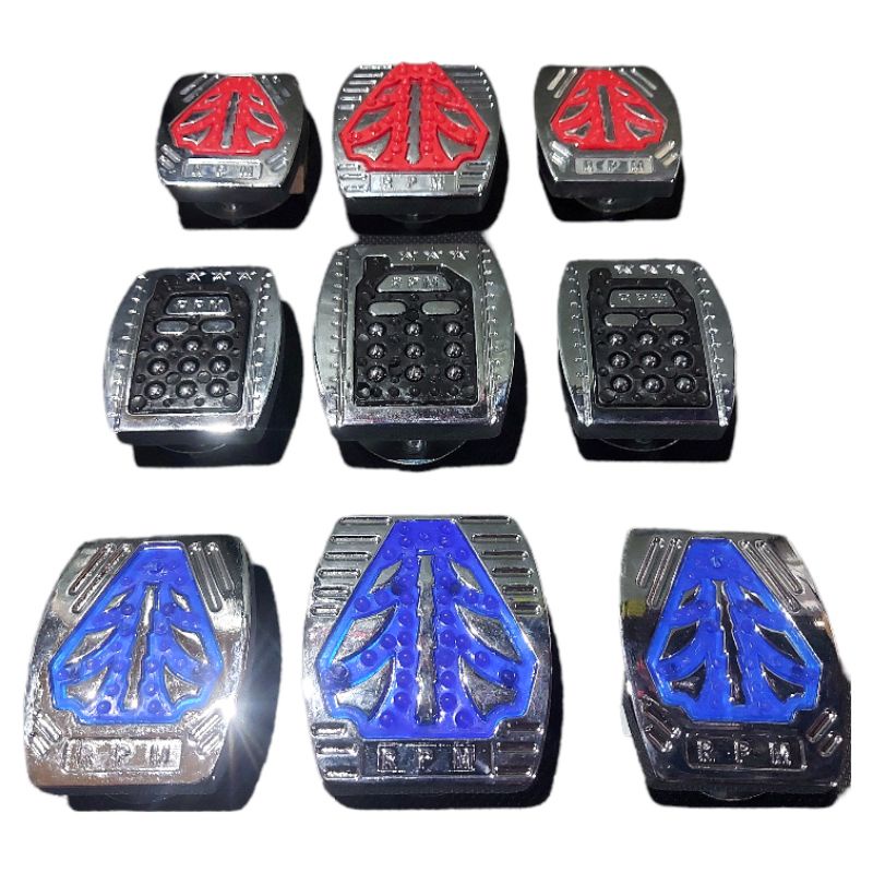 PEDAL PAD SET MOTOR COVER PEDAL REM PERSNELING MOTOR ISI 3 PCS