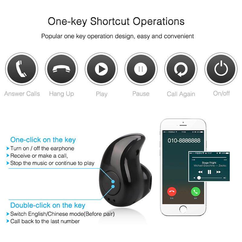 CheapTWSHeadset Bluetooth Mini S530 Handsfree Wireless ModelHeavy Bass Mini Bluetooth Headset