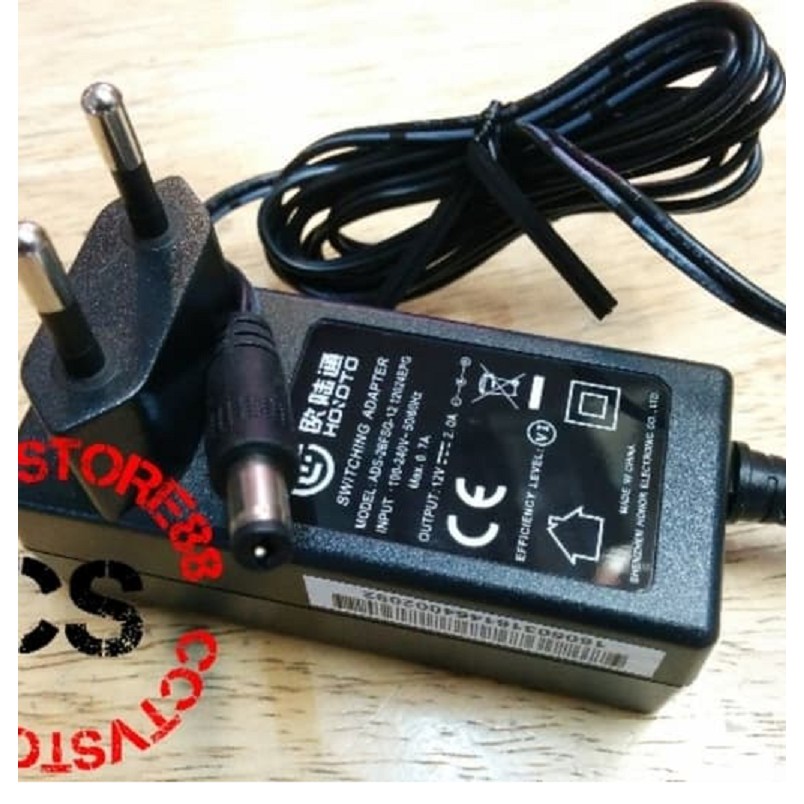 Adaptor 12v 2a 12 volt 2 amper