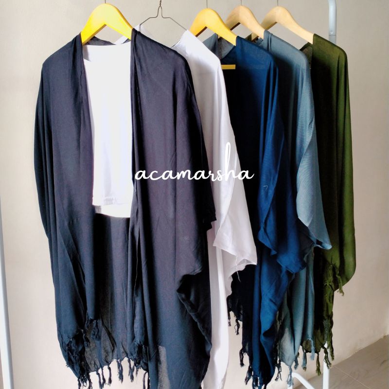 PROMO / BAHAN PREMIUM / Outer rayon polos / Outer pantai polos