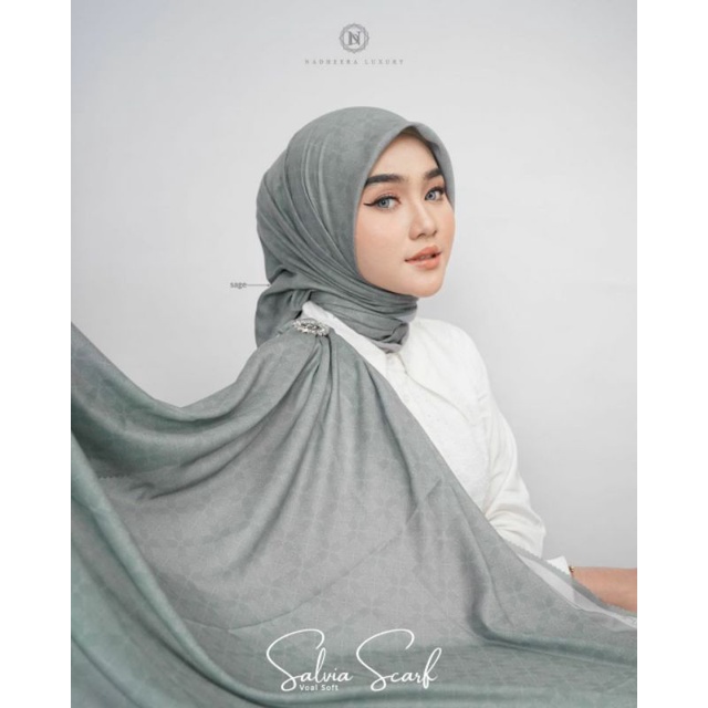 Salvia Scarf By Nadheera Luxury