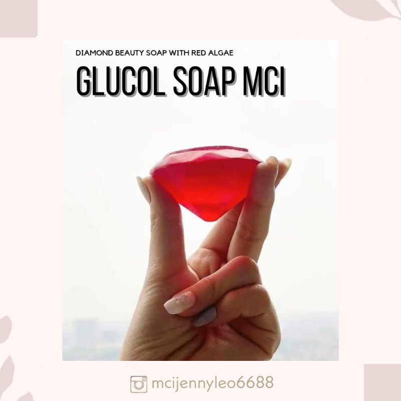 GLUCOLA SOAP MCI MENGANDUNG RED ALGAE SEBAGAI ANTI AGING