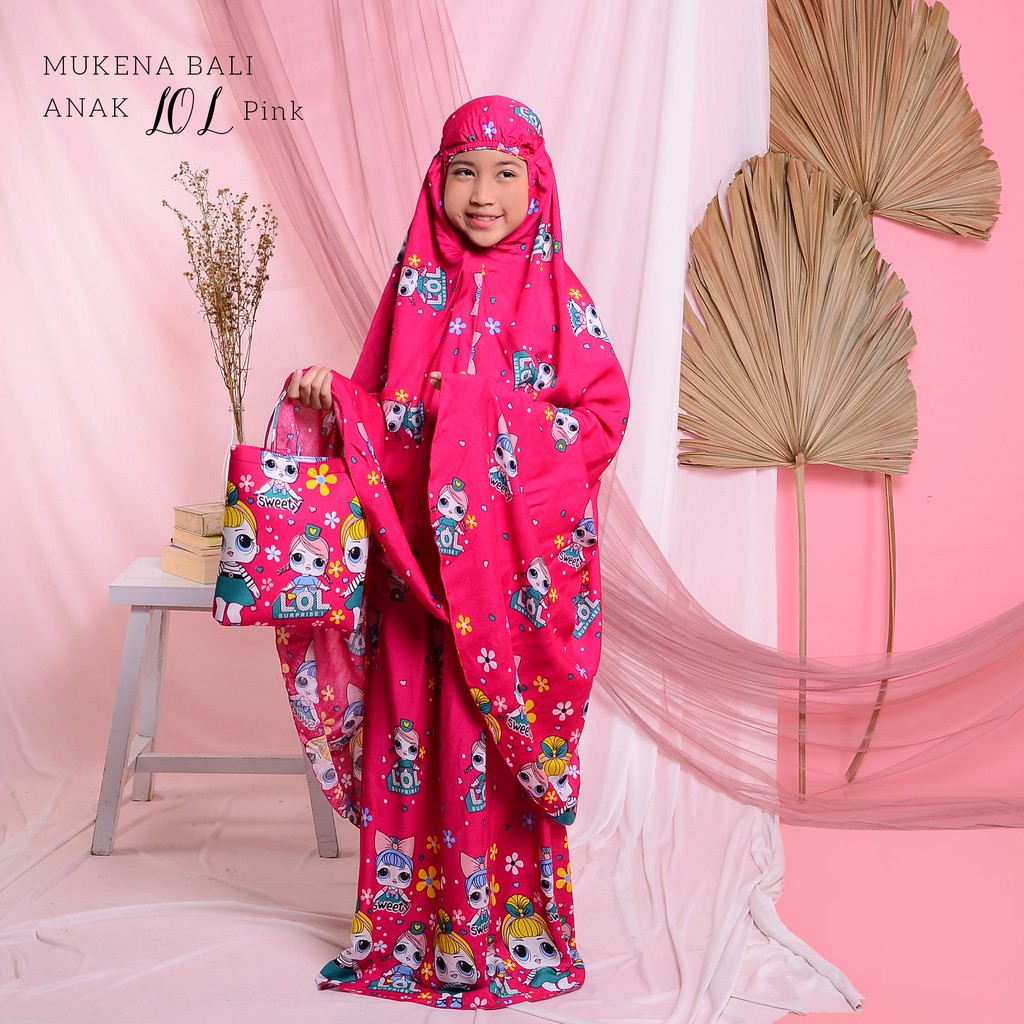 PUSAT MUKENA TASIK - MUKENA BALI ANAK MOTIF LOL