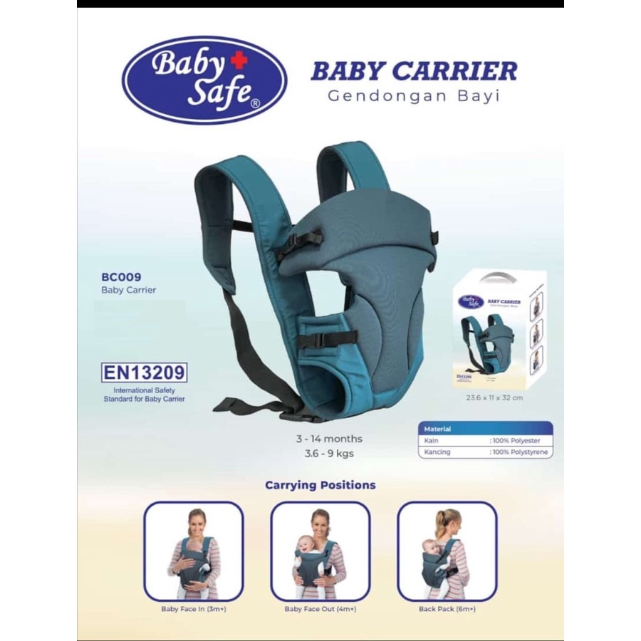 GEND91 BABY SAFE BABY CARRIER GENDONGAN BAYI BC009 GENDONGAN DEPAN