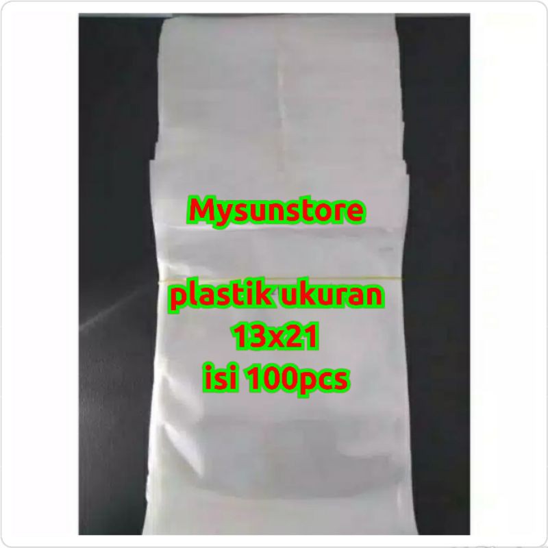 Plastik Klip 13x21 cm Aksesoris  Ziplock Zipper  Zip Lock 13 x 21 cm Mysunstore