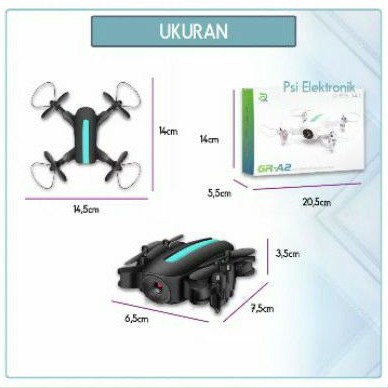 Drone murah berkamera Lipat Professional WIFI FPV dengan Kamera Stabil