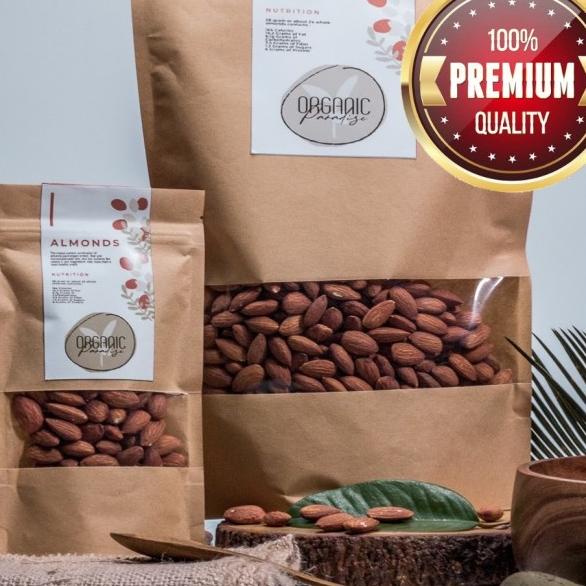 

Kacang Almond Mentah 500 Gr Premium / Natural Raw Whole Almond Premium
