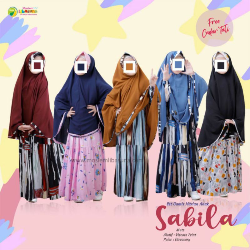 Set Gamis sabila by libasuna