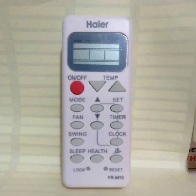 REMOTE REMOT AC HAIER YR-M10 ORIGINAL ASLI