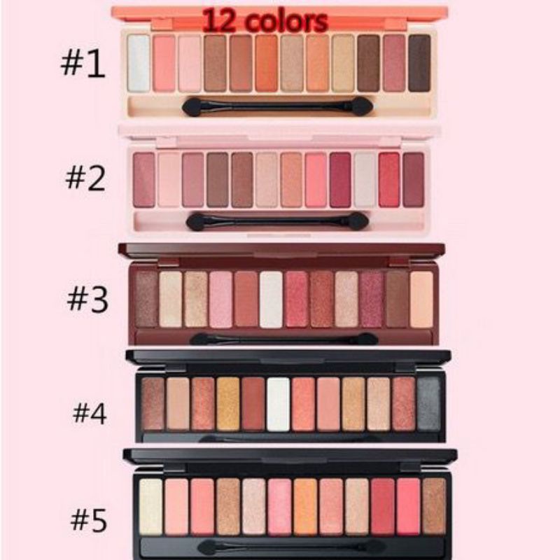 LAMEILA EYESHADOW 12 WARNA,EYESHADOW NUDE COLOUR