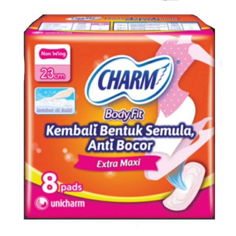 CHARM Body Fit EXTRA MAXI 8Pads