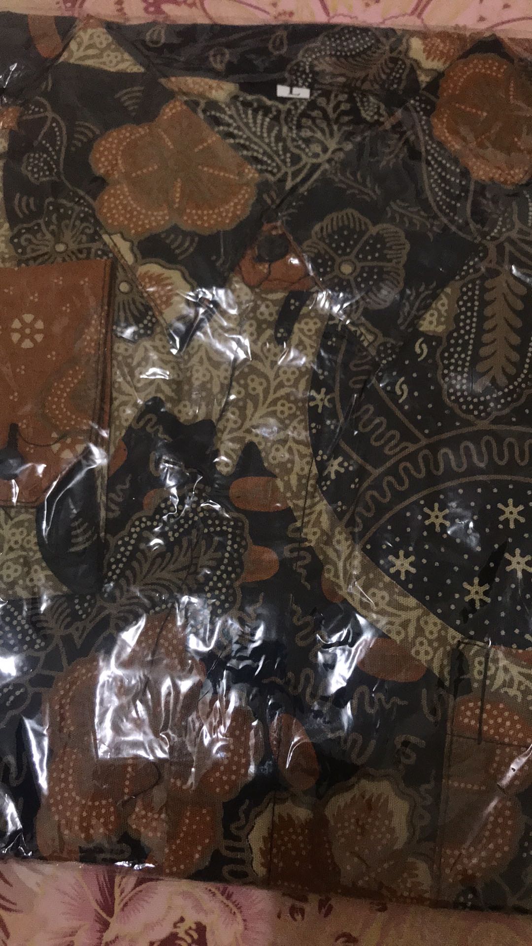 Kemeja Batik Pria Ppbtk08 Modern Lengan Panjang Casual Modis Trendy Masa Kini M L Xl Asli Pekalongan