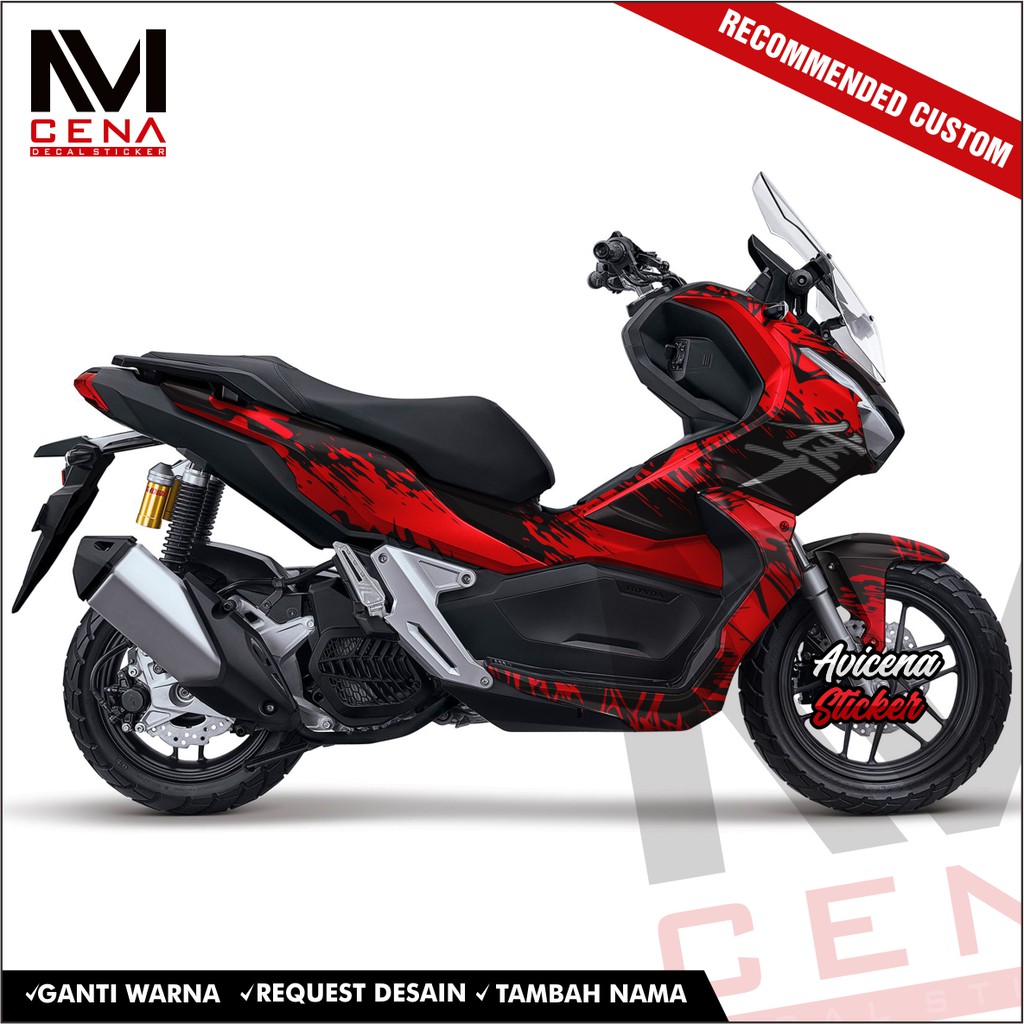 Sticker DECAL Honda ADV 150 full body, Sticker ADV, Sticker ADV 150 ,striping ADV 150 hayabusa