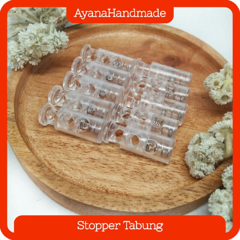 Stopper Tabung Bening Stopper masker