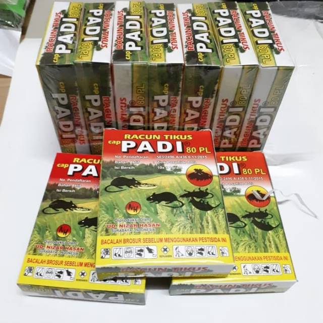 RACUN TIKUS PADI 80 PL SUDAH TERBUKTI PEMBASMI HAMA