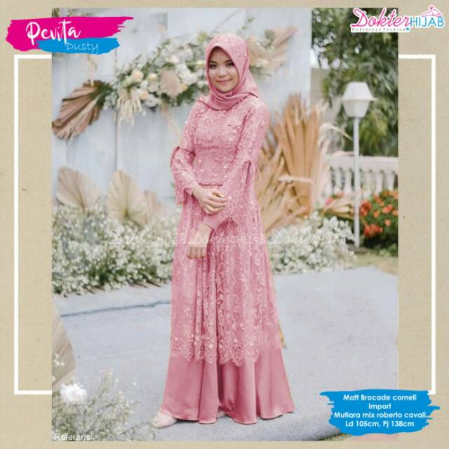 Pevita Gamis Brokat Import
