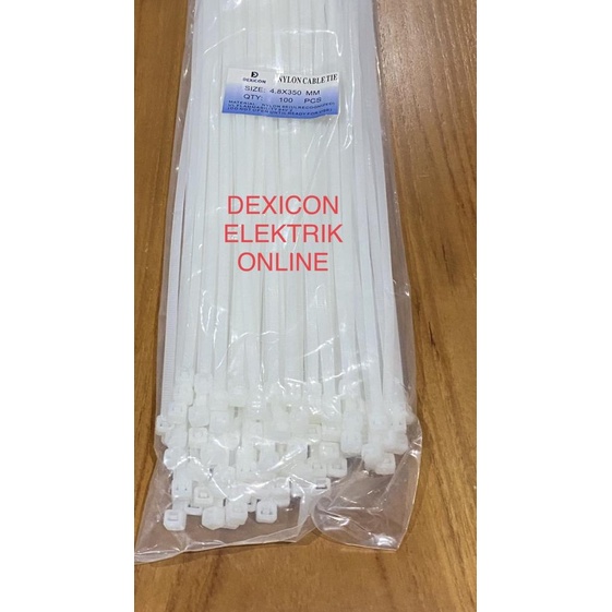 

♔ Kabel ties 35 cm/uk 4.8mm x 350 mm/kabel pengikat/cable tie/kabel ties - Hitam ♣