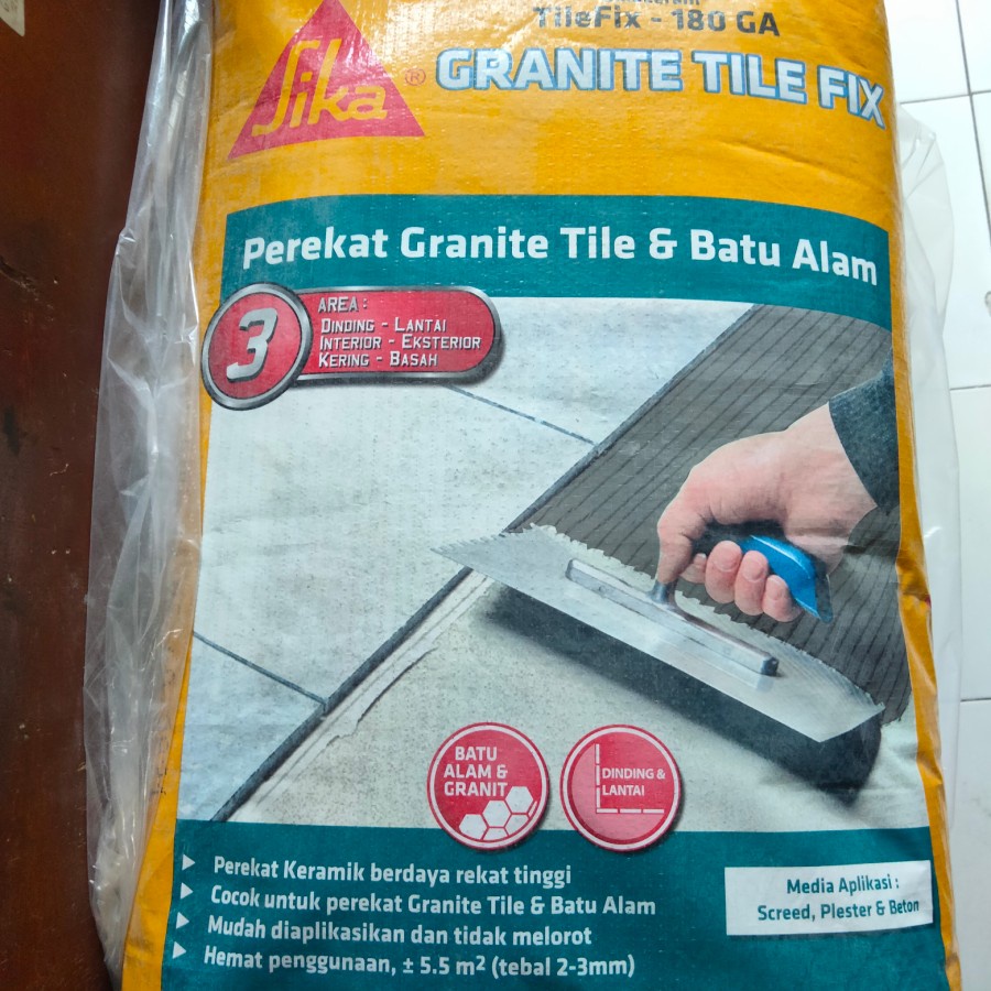 sika ceram 180 GA tilefix perekat granit & batu alam 25 kg