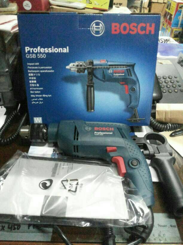 MESIN BOR TEMBOK BOSCH GSB 550 / IMPACT DRILL BOSCH GSB550